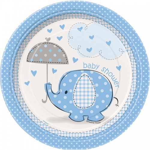 Pratos Elefante Baby Shower